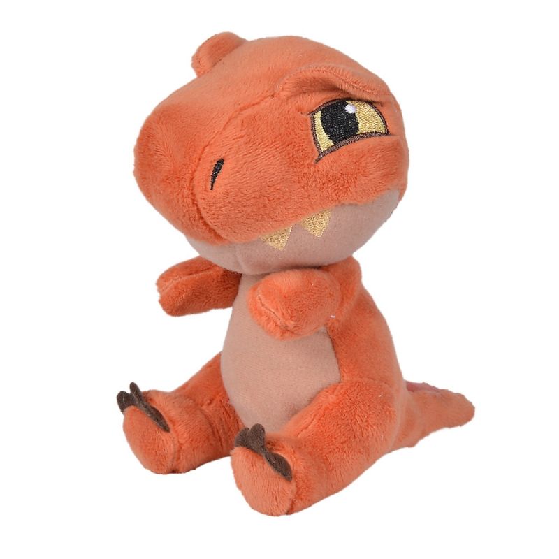 Universal jurassic world peluche dinosaure t-rex orange 18 cm 